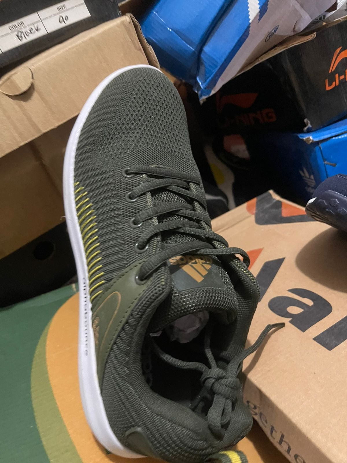 Olive Green Lightweight Sneakers